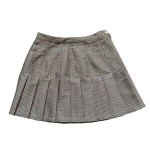 Urban Outfitters Plaid Pleated Mini Skirt Womens Size Medium Preppy Multicolor